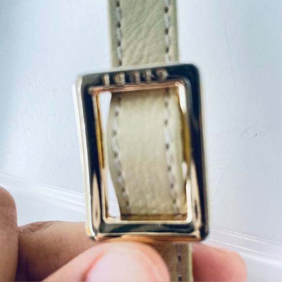 GIUDI LEATHER YELLOW CROSSBODY VINTAGE SHOULDER WOMEN BAG - Picture 4 of 16